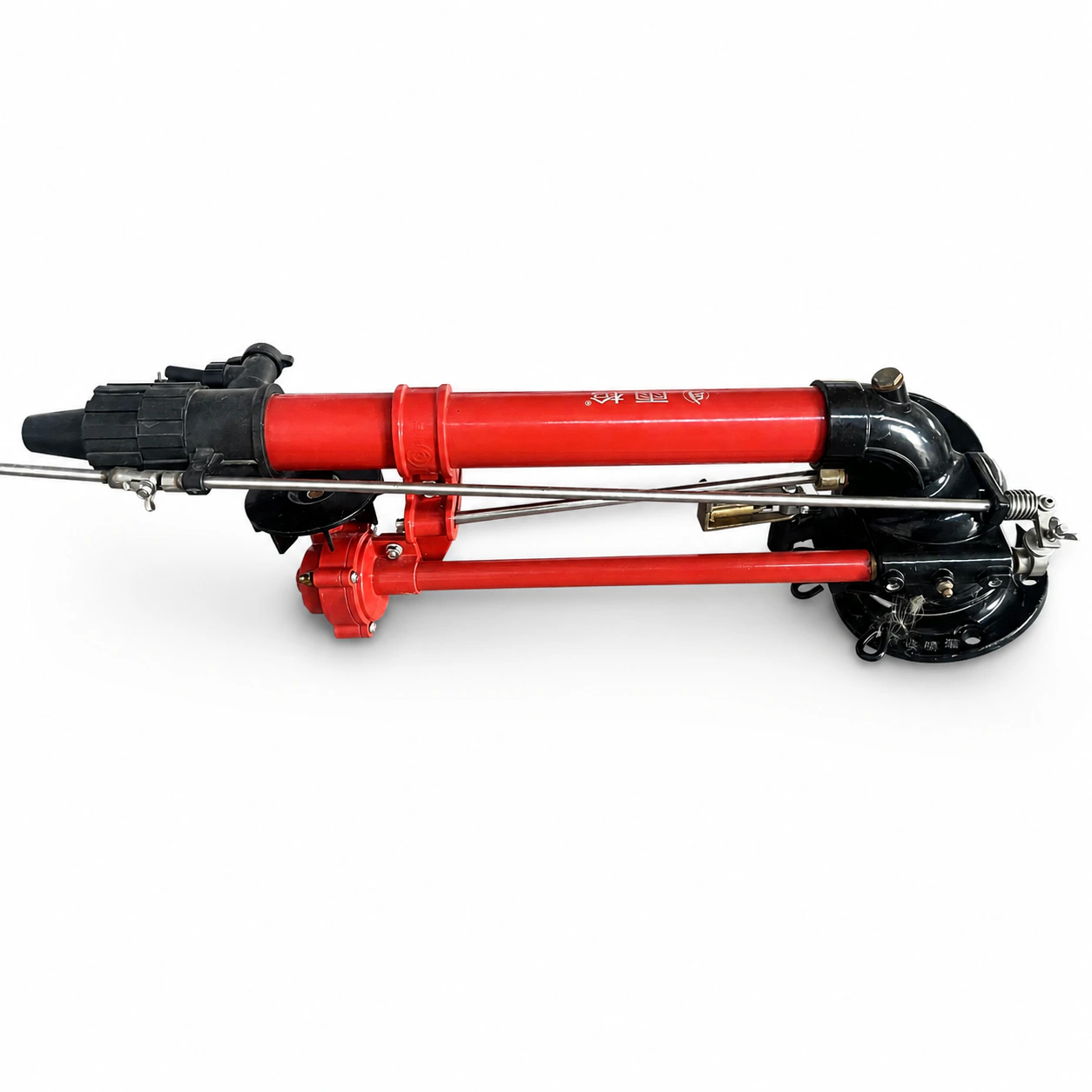FSN50ADJ red irrigation sprinkler gun full view
