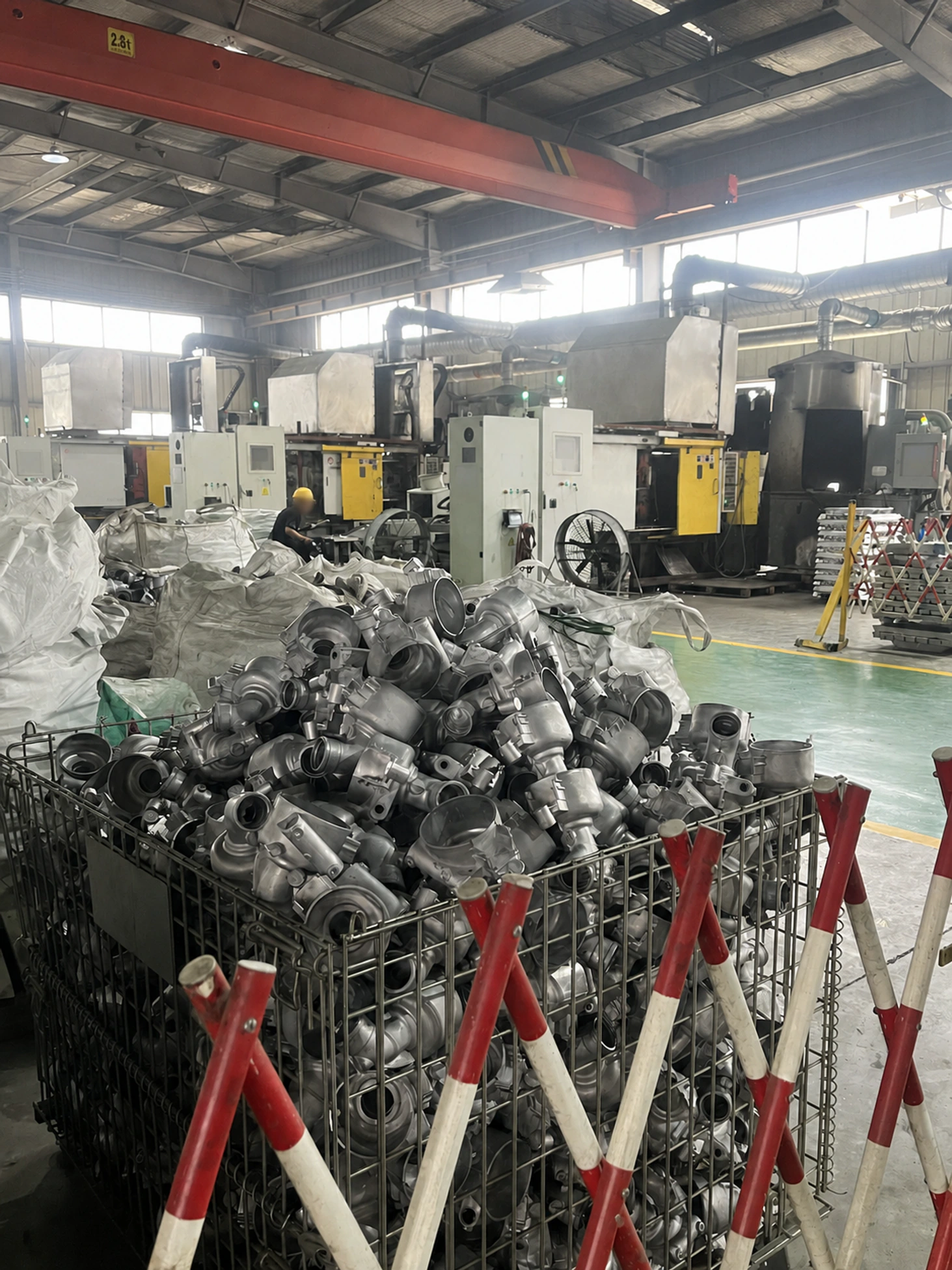 Casting Collection & Inspection at the FUMAO sprinkler manufacturing workshop