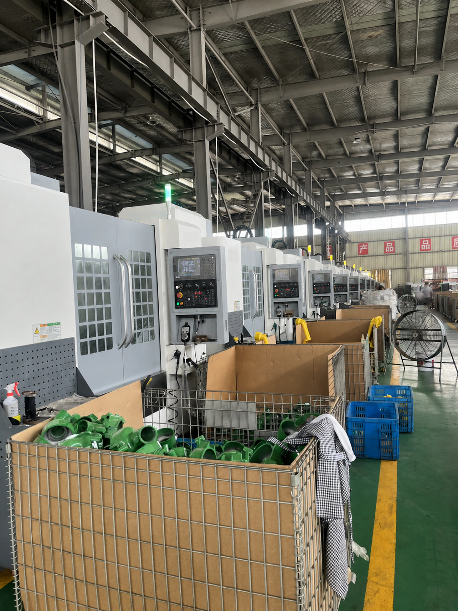 CNC Precision Machining at the FUMAO sprinkler manufacturing workshop
