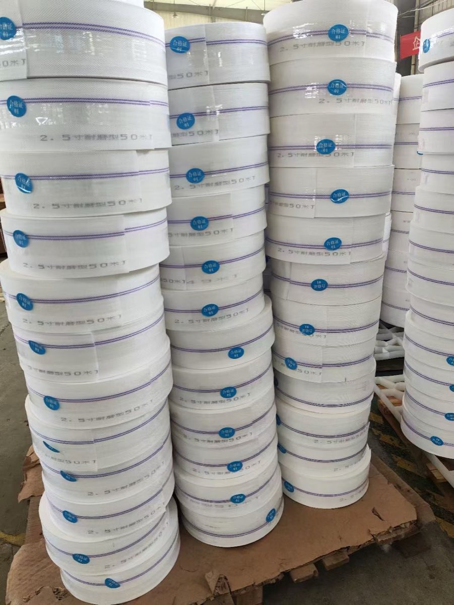 White woven layflat hose product display 5