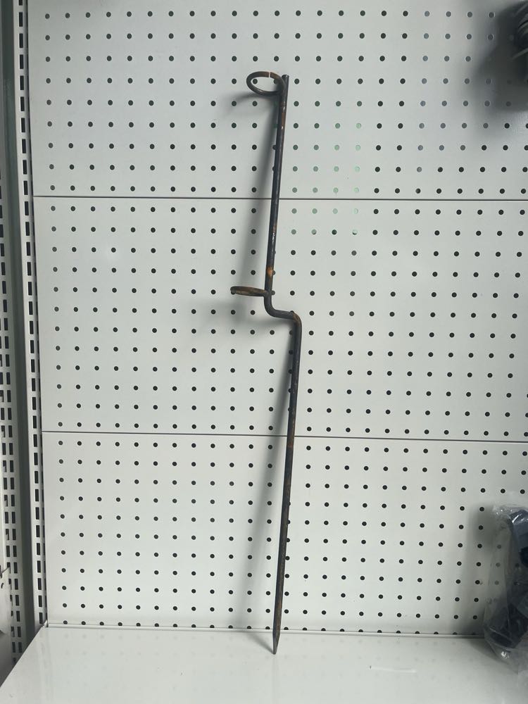 Foot-pedal sprinkler ground stake