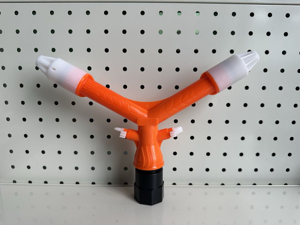 Orange & White Up-Angle Sprinkler