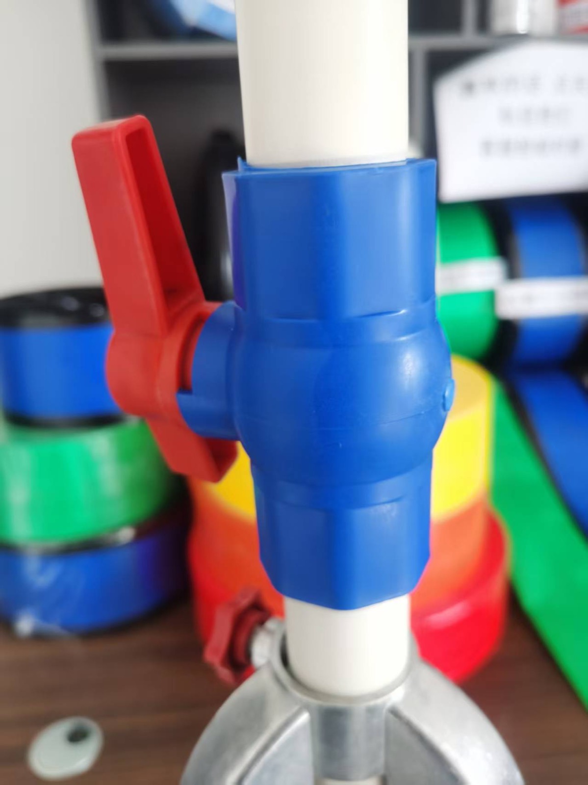 Female threaded PP sprinkler riser ball valve