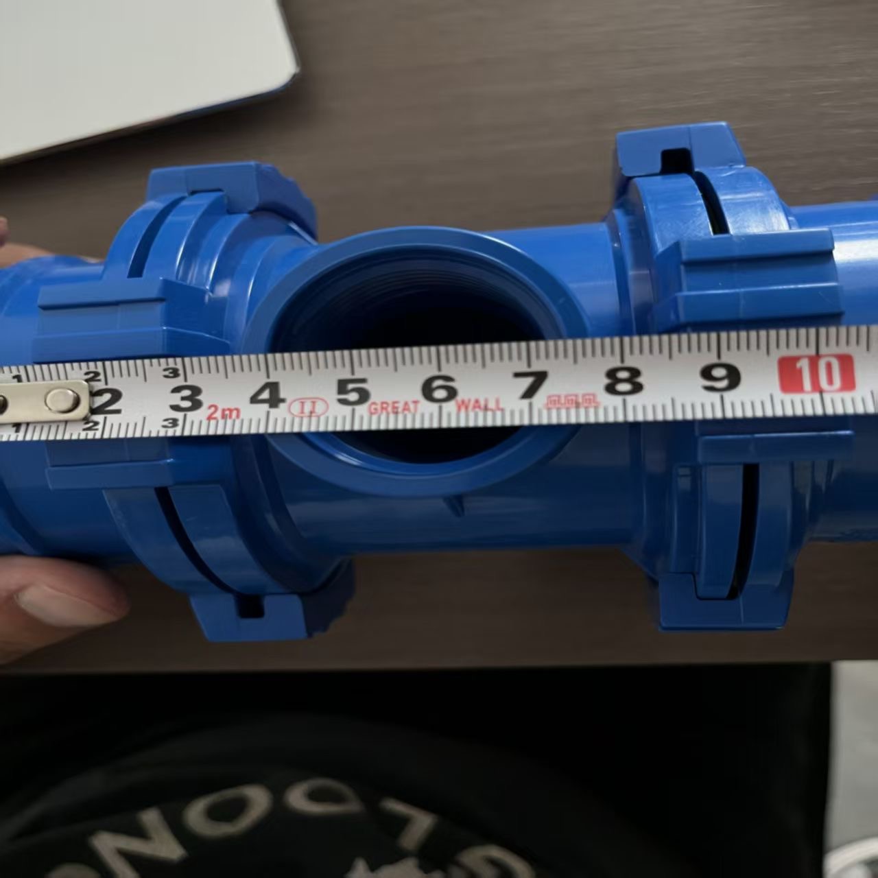 Detachable ABS tee size measurement